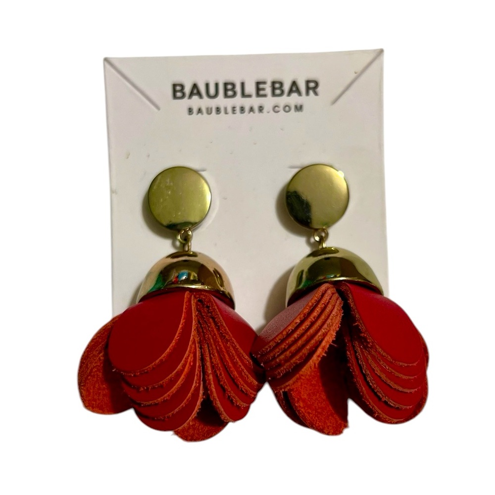 BaubleBar Tulip Petal Flower Earrings